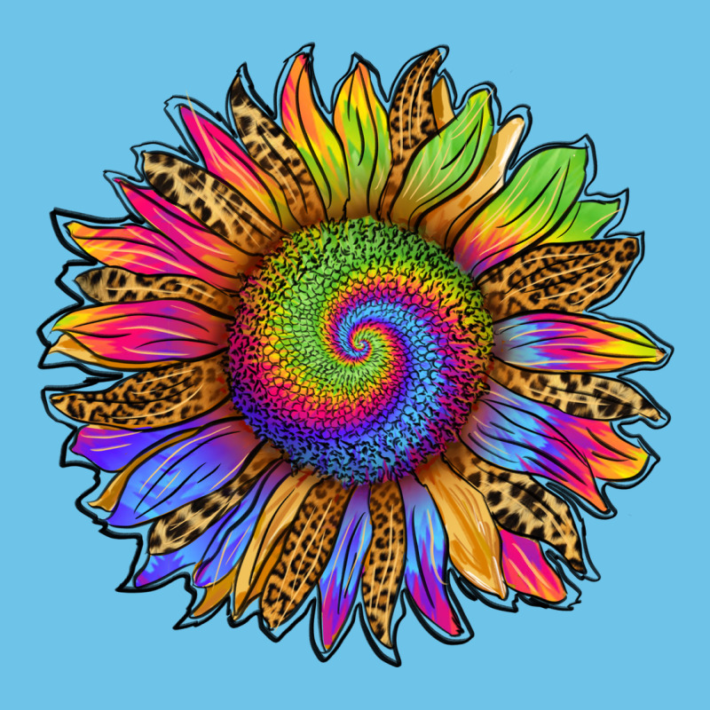 Tie Dye Sunflower Premium Sweatshirt by RanaPortraitStore | Teevron