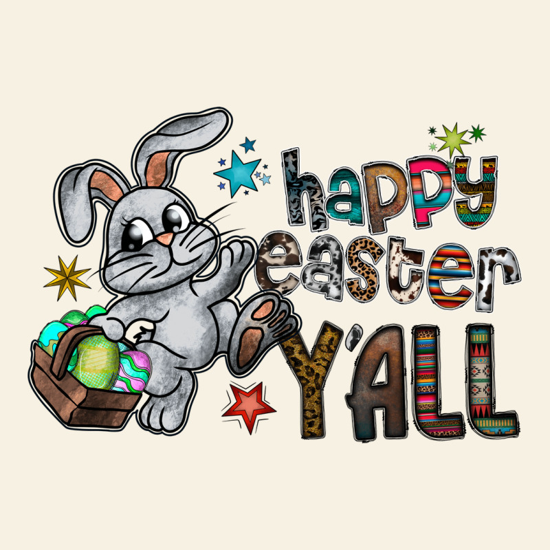 Happy Easter Y'all Vintage Tee by CowhideDigitalArt | Teevron