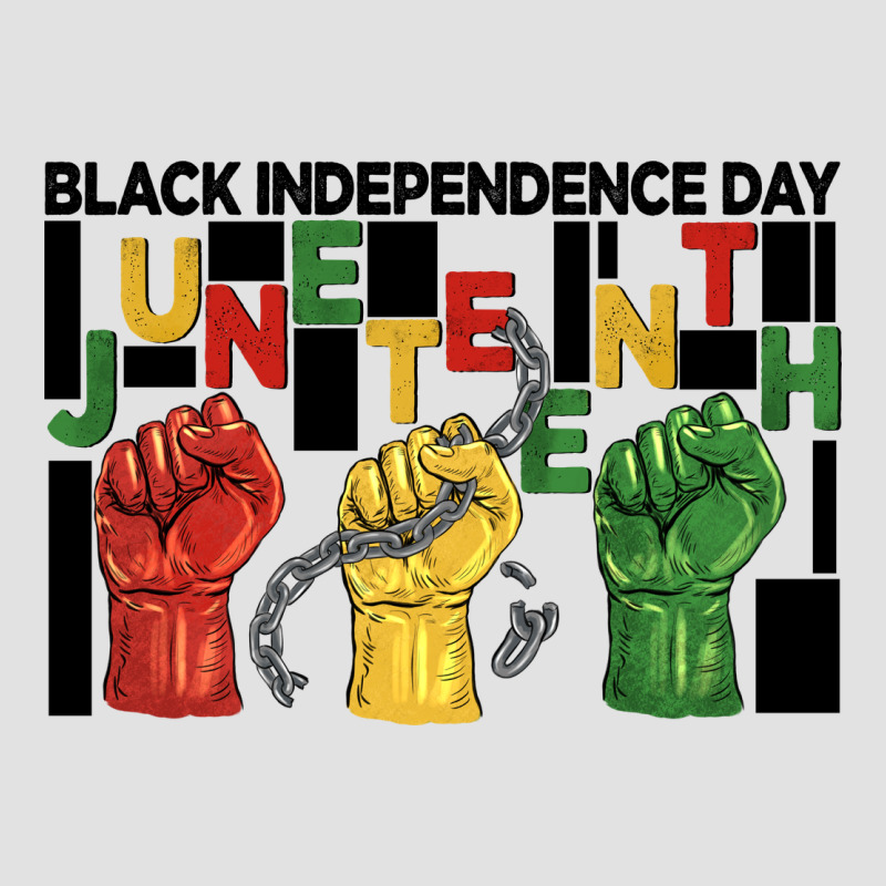 Black Independence Day Juneteenth Premium Hoodie by BarkalooDesign | Teevron
