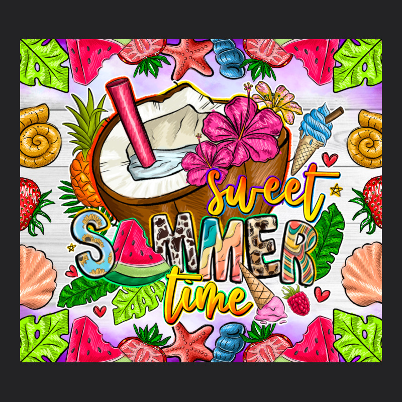 Summer Time Vintage Tee by CowhideDigitalArt | Teevron