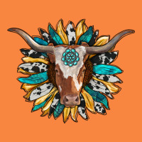Texas Longhorn Sunflower Background Premium Sweatshirt | Teevron