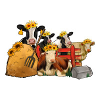 Cows With Sunflower Headbands | Teevron
