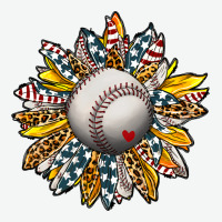 Baseball Sunflower Urban Heavy Tee | Teevron