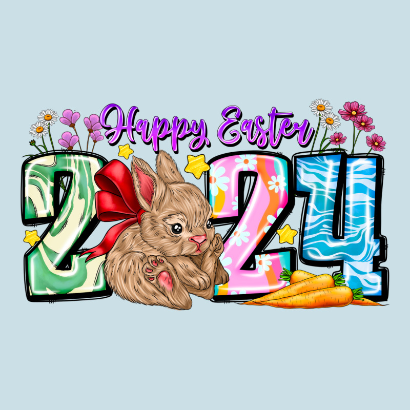 Happy Easter 2024 Ladies Tee by CowhideDigitalArt | Teevron