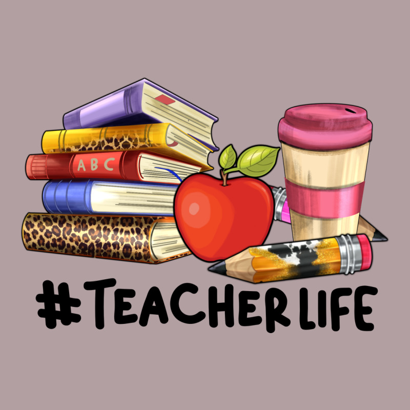 Teacher Life With Books  Pen And Coffee Vintage Hoodie by Artiststas | Teevron