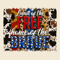 Land Of The Free Home Of The Brave Brushstroke Premium Hoodie | Teevron