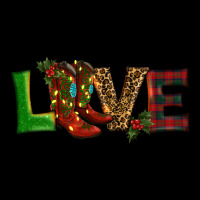 Christmas Boots Love Heavy Core Tee | Teevron
