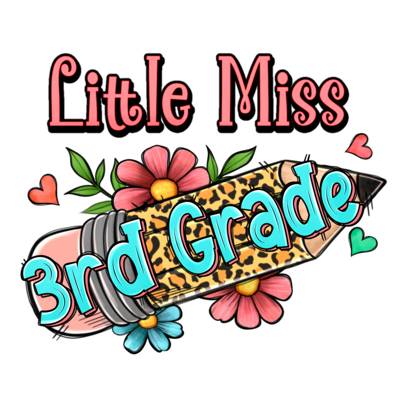 Little Miss Third Grade Heavyweight Hoodie by RanaPortraitStore | Teevron