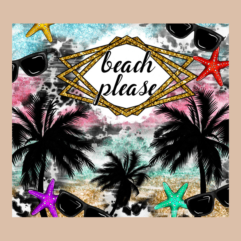 Beach Please Urban Heavy Tee by CowhideDigitalArt | Teevron