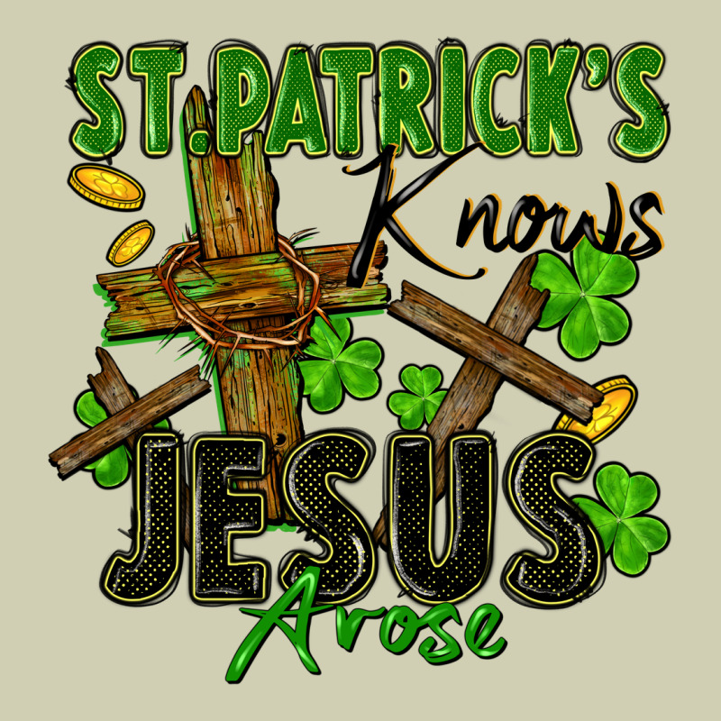 St. Patrick's Knows Jesus Arose Heavy Core Tee by FaDigitalArtStudio | Teevron