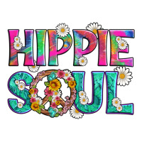hippie soul with tie dye and flowers | Teevron