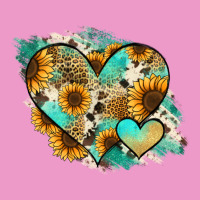 Leopard Sunflower Cowhide Glitter Heart Urban Hoodie | Teevron