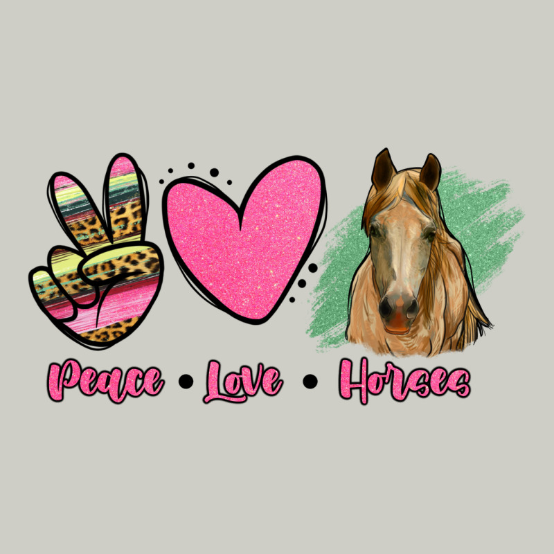 Peace Love Horses Heavyweight Hoodie by RanaPortraitStore | Teevron
