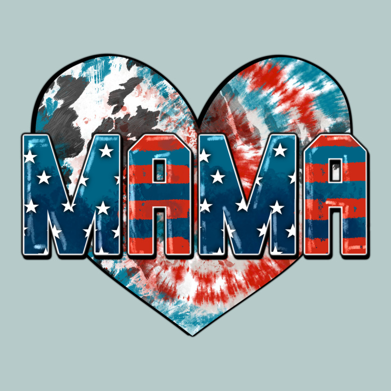 American Mama Heart Heavy Core Tee by FaDigitalArtStudio | Teevron