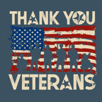 Thank You Veterans American Flag Patriotic Urban Heavy Tee | Teevron