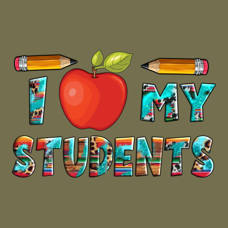 I Love My Students With Pen And Vintage Hoodie by Artiststas | Teevron