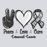Peace Love Cure Carcinoid Cancer Zipper Hoodie | Teevron
