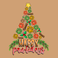Paw Print Christmas Tree Vintage Tee | Teevron