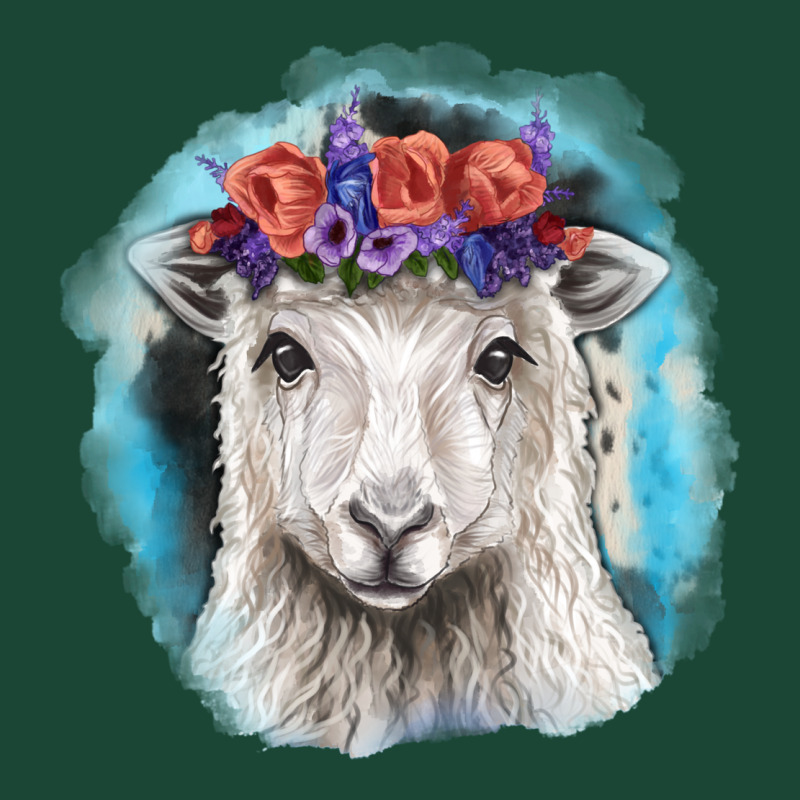 Sunflower Sheep With Background Urban Hoodie by RanaPortraitStore | Teevron