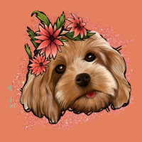 Cockapoo Floral Pink Glitter Classic Tee | Teevron