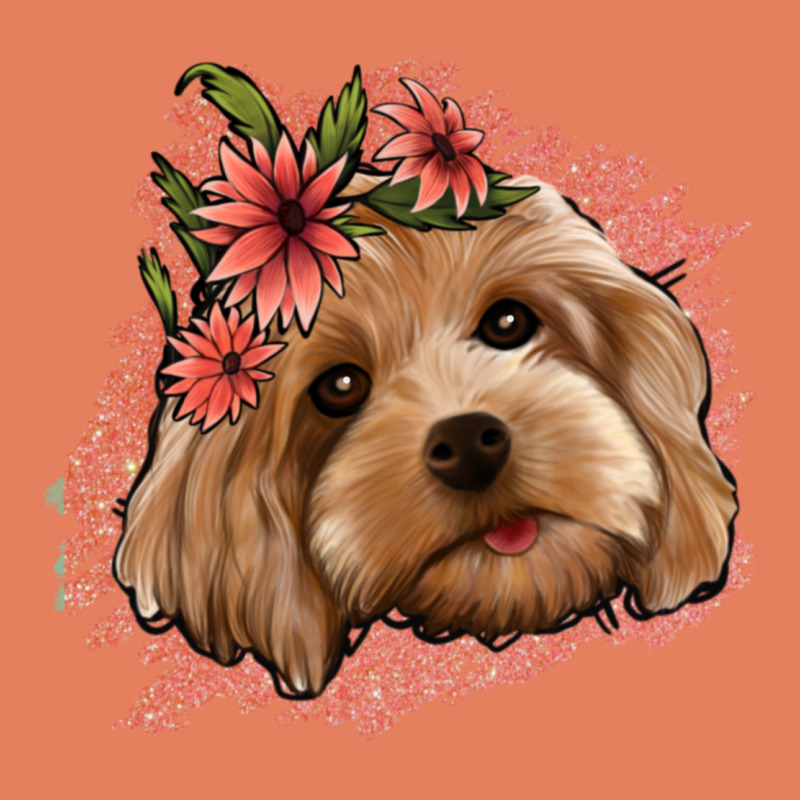 Cockapoo Floral Pink Glitter Classic Tee by Jasminsmagicworld | Teevron