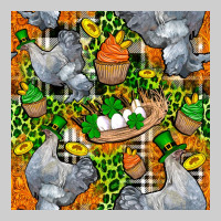 St. Patricks Chicken With Cupcake Leopard Premium Tee | Teevron