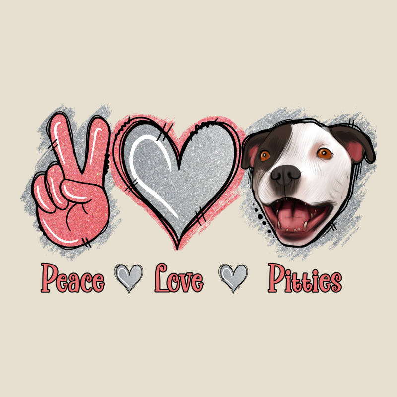 Peace Love Pitties Urban Heavy Tee by Jasminsmagicworld | Teevron
