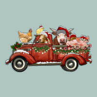 Christmas Truck With Farm Animals Premium Sweatshirt | Teevron