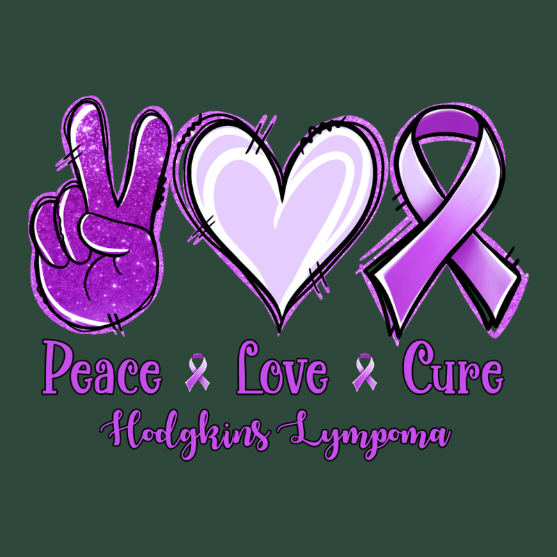 Peace Love Cure Odgkins Lympoma Zipper Hoodie by Jasminsmagicworld | Teevron