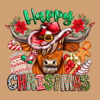 Happy Christmas Cow Vintage Tee | Teevron