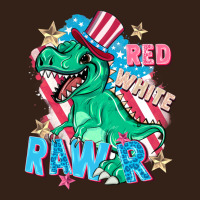 Red White Rawr Heavy Core Tee | Teevron