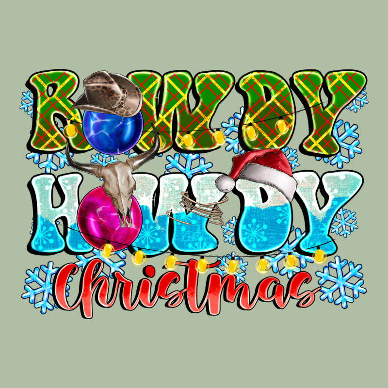 Rowdy Howdy Christmas Urban Heavy Tee by CowhideDigitalArt | Teevron