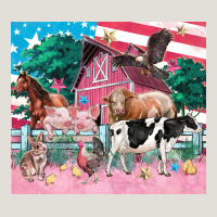 American Farm Animals Tumbler 4th Of July Heavy Core Tee | Teevron