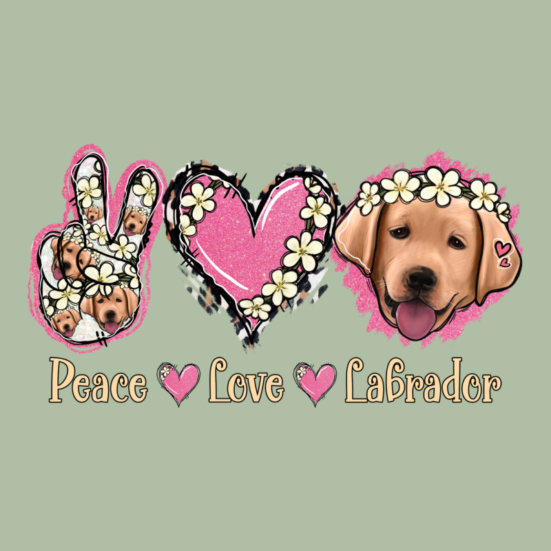 Peace Love Labrador Urban Heavy Tee by Jasminsmagicworld | Teevron