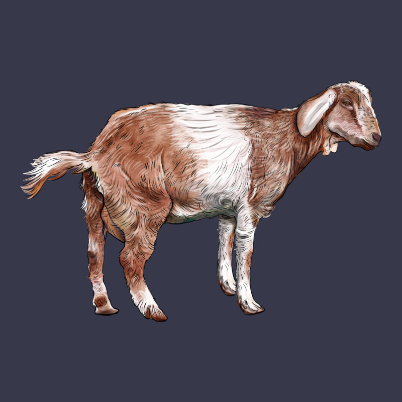 Nubian Goat Long Sleeve Tee by LillyAllenDesigns | Teevron