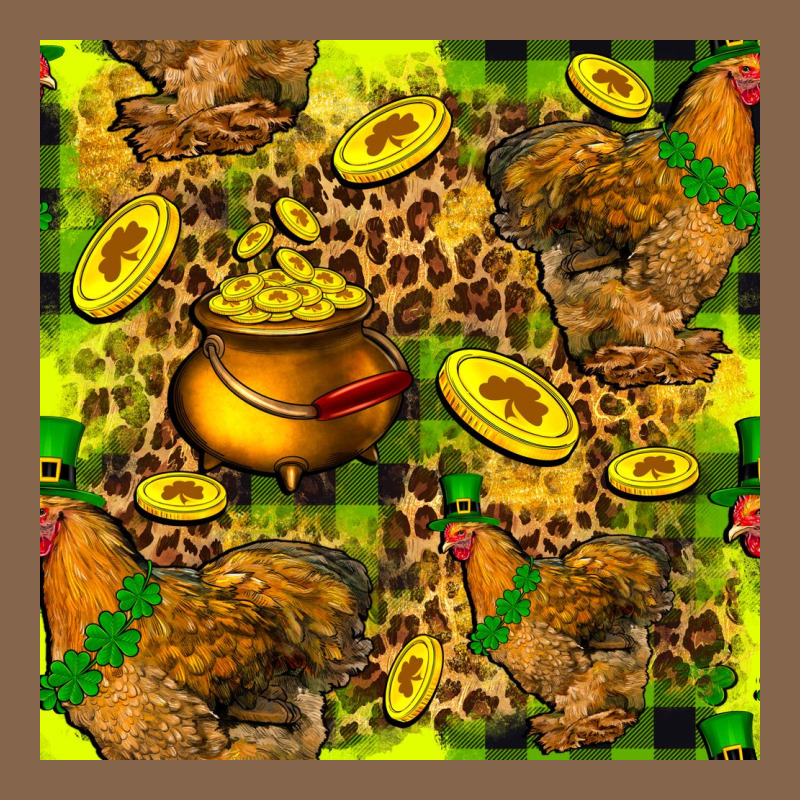 St. Patrick's Chicken With Pot Of Gold Premium Tee by FaDigitalArtStudio | Teevron