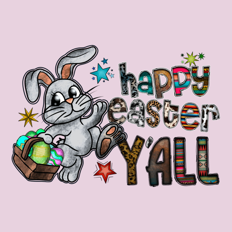 Happy Easter Y'all Ladies Tee by CowhideDigitalArt | Teevron