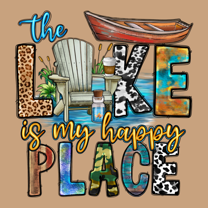 The Lakes My Happy Place Vintage Tee by CowhideDigitalArt | Teevron