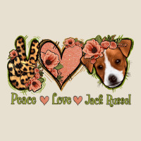 Peace Love Jack Russel Urban Heavy Tee | Teevron