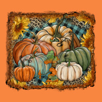 Pumpkins With Sunflowers Premium Sweatshirt | Teevron
