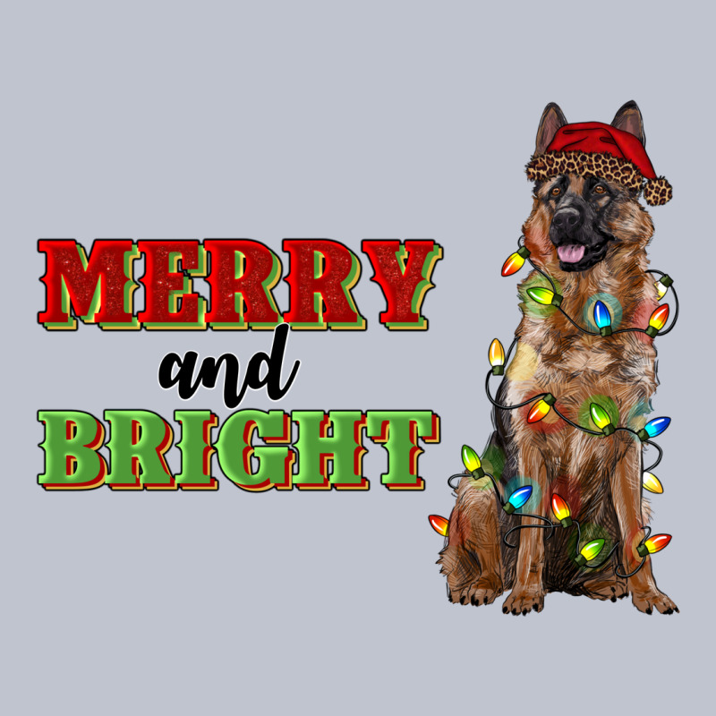 Merry And Bright German Shepherd Premium Hoodie by RanaPortraitStore | Teevron