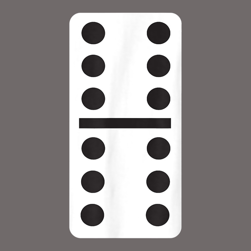 Double Six Dominoes Tshirt Halloween Costume 6 6 Domino Game T Shirt Urban Heavy Tee by baoMotion | Teevron