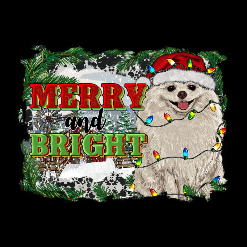 Merry And Bright Pomeranian Zipper Hoodie by RanaPortraitStore | Teevron