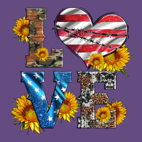 Love With Sunflowers And Usa Flag Vintage Hoodie | Teevron