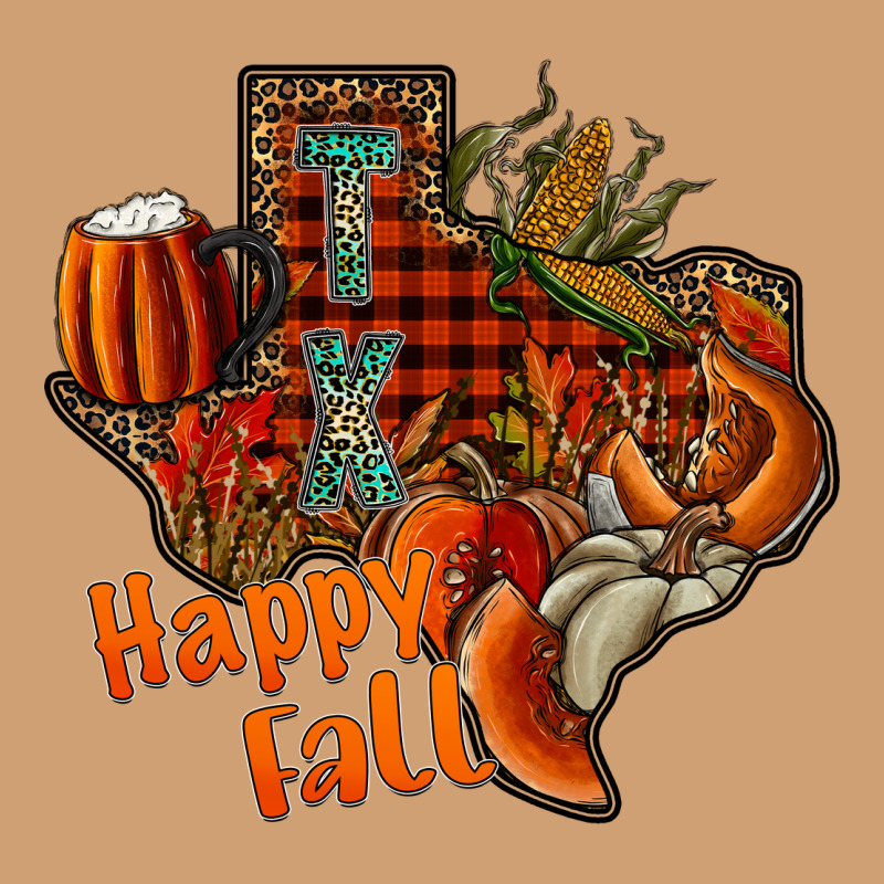 Happy Fall Texas Vintage Tee by CowhideDigitalArt | Teevron