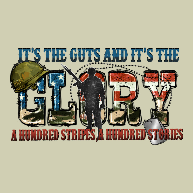 It's The Guts And It's The Glory A Hundred Stripes Heavy Core Tee by FaDigitalArtStudio | Teevron