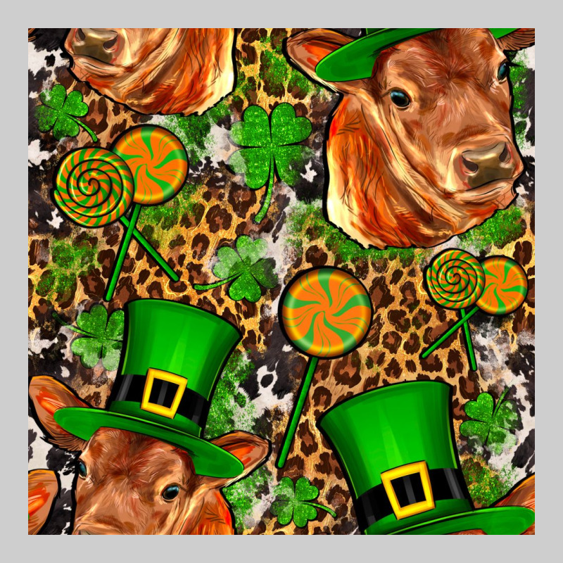 St Patricks  Cow With Candy Premium Tee by FaDigitalArtStudio | Teevron