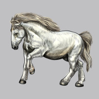 Percheron Horse Long Sleeve Tee | Teevron