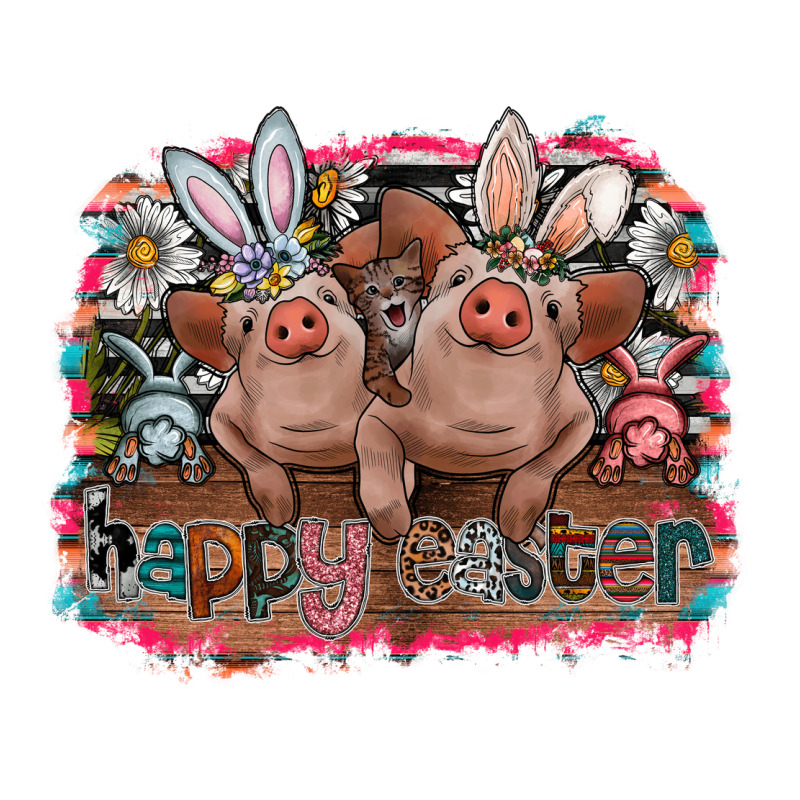 Happy Easter Ladies Tee by CowhideDigitalArt | Teevron