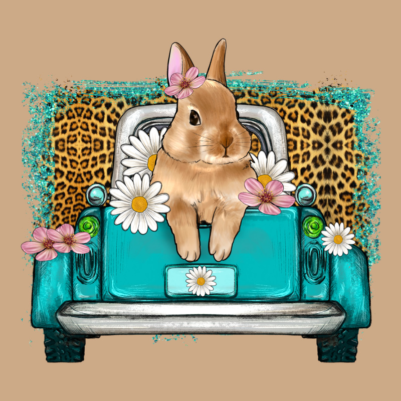 Easter Bunny Truck Vintage Hoodie by Artiststas | Teevron
